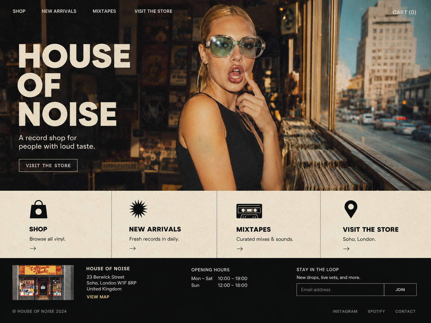 House of Noise lead artifact
