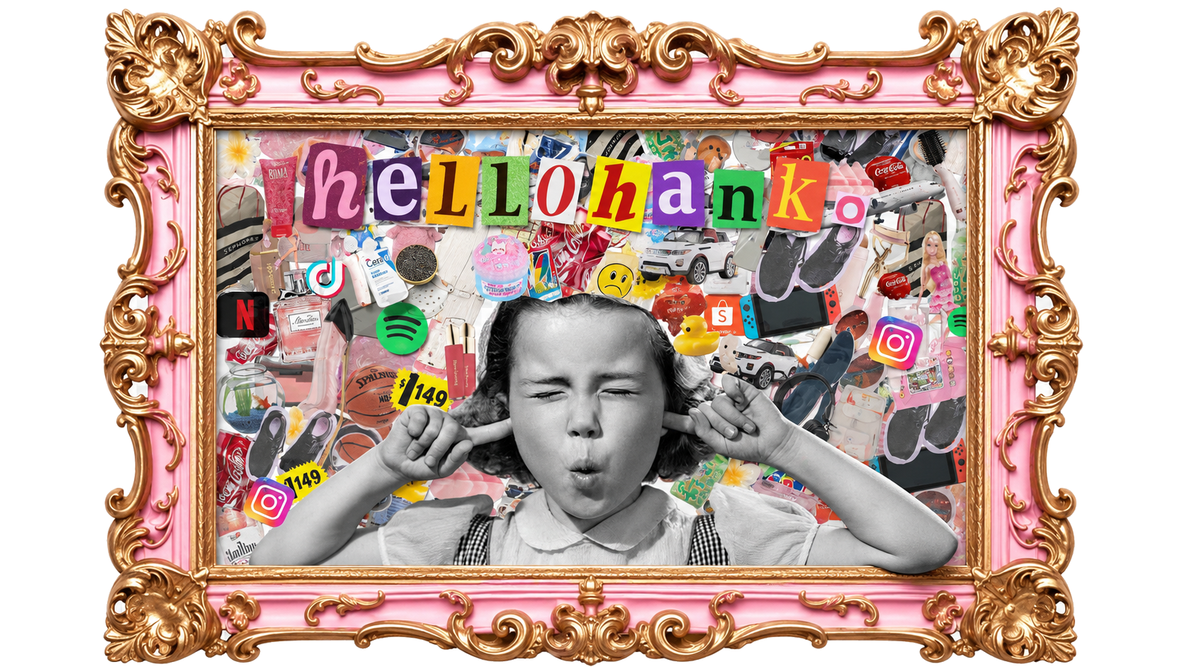 hellohank framed collage